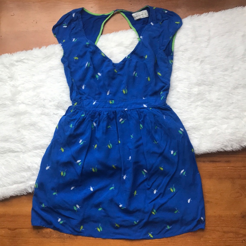 Abercombrie Open Back Printed Dress